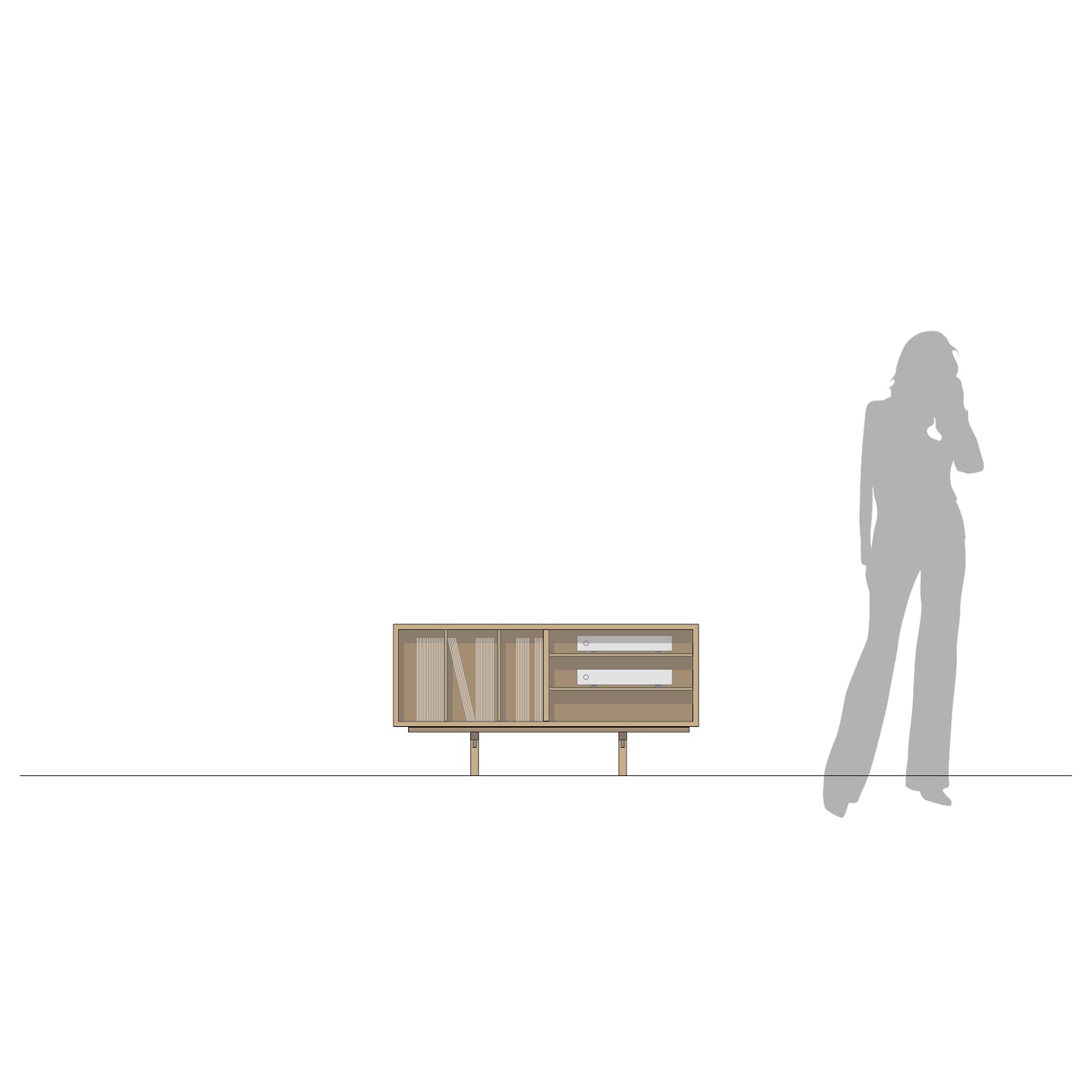 Abel - LP Konsoll - 120 cm