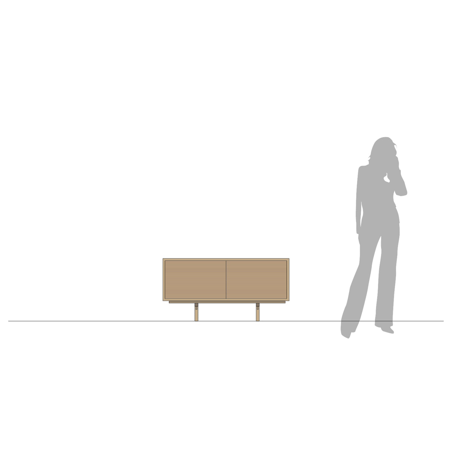 Abel - LP Konsoll - 120 cm