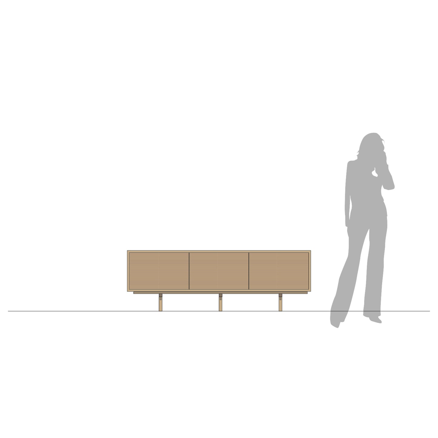 Abel - LP Konsoll - 180 cm
