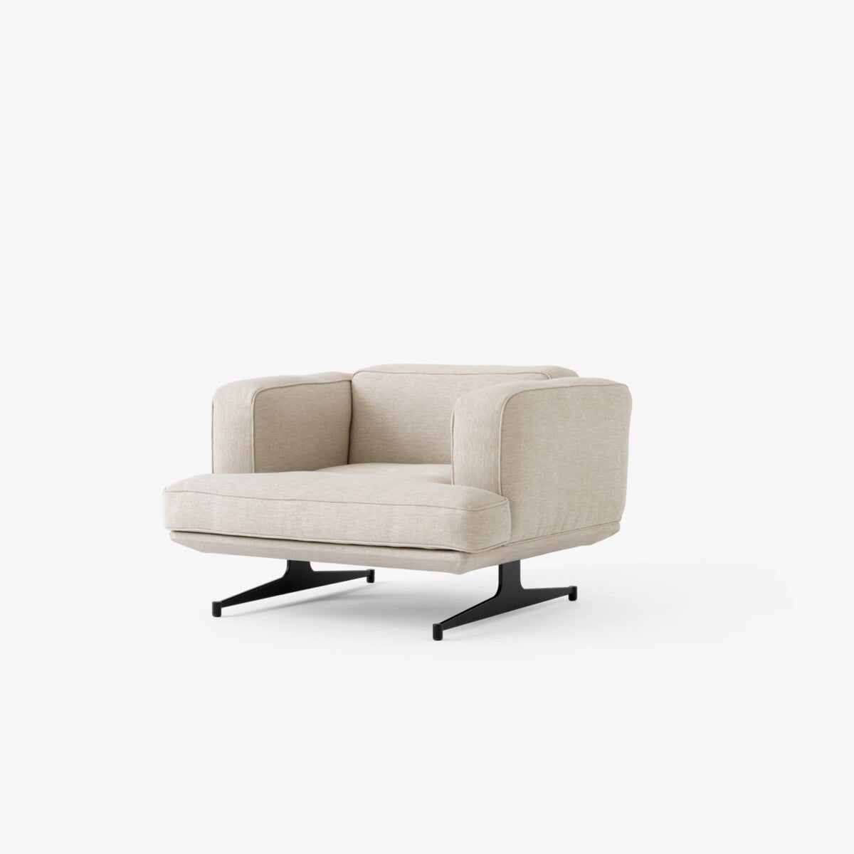 Pur_Norsk Inland AV21 fra &Tradition i Clay 0011 med Warm Black-understell.