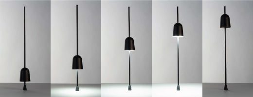 Ascent - Bordlampe med fot - Sort