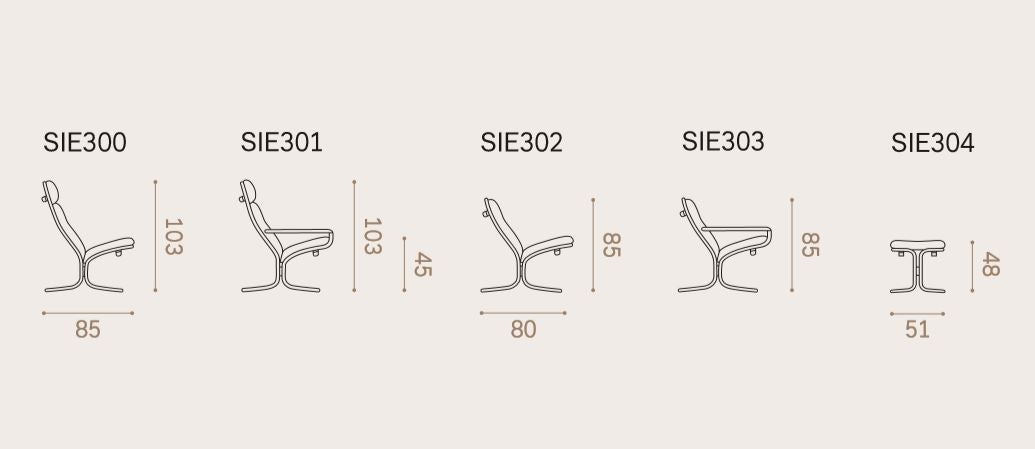 Siesta Classic - Lav stol - Vintage Cognac - SIE 302