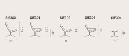Siesta Classic - Lav stol - Vintage Cognac - SIE 302