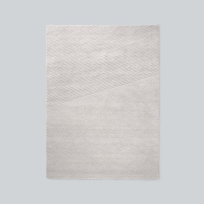 Row Gulvteppe 170x240 Mørk Brun